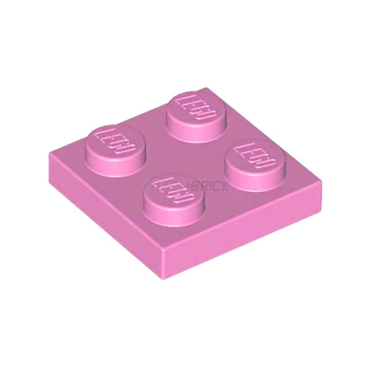 Promoting fine art skills LEGO modelsLEGO Plate, 2 x 2, Bright Pink [3022]