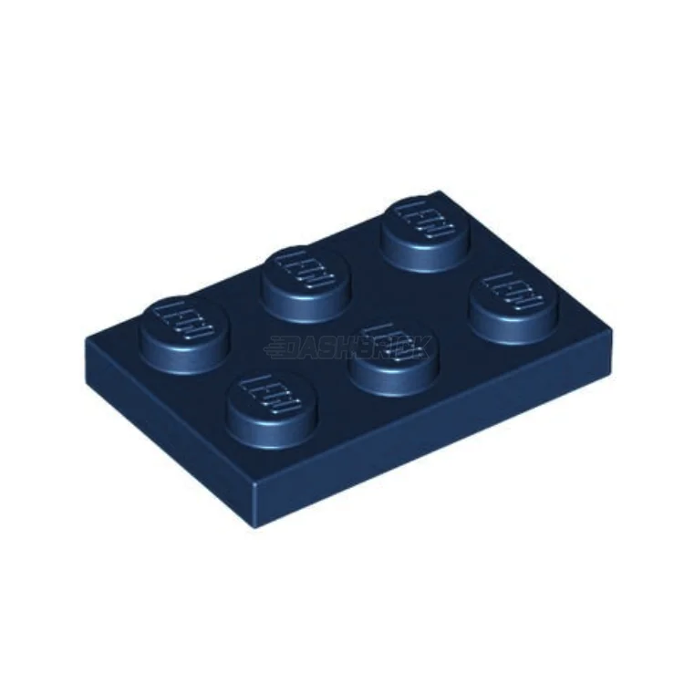 Captivating and enchanting LEGO worldsLEGO Plate, 2 x 3, Dark Blue [3021] 4530028