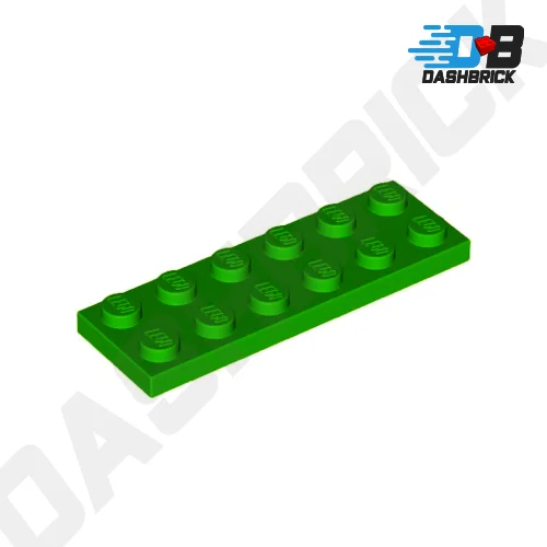 Collectible and valuable LEGO itemsLEGO Plate 2 x 6, Green [3795] 379528