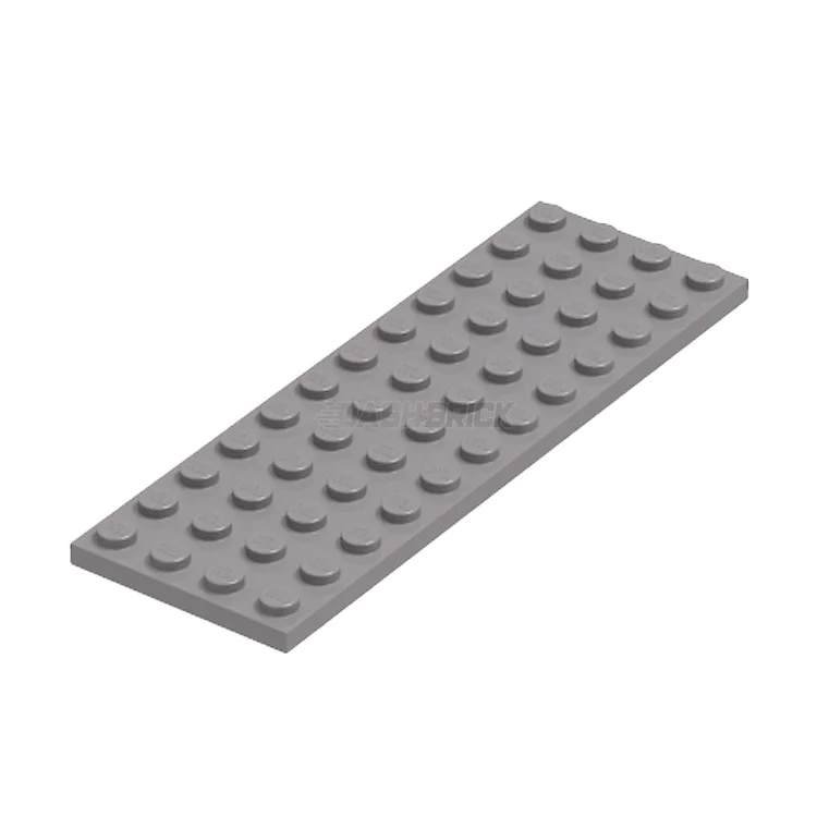 Customizable and personalized LEGO optionsLEGO Plate 4 x 12, Light Grey [3029] 4211401