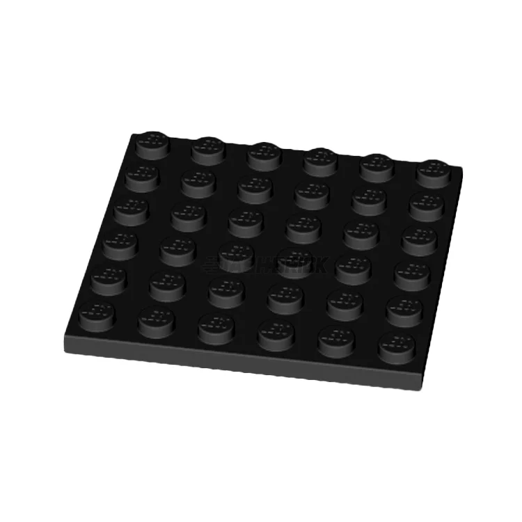 Encouraging hand-eye coordination LEGOLEGO Plate 6 x 6, Black [3958] 395826