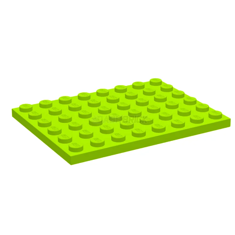 Offering endless joy LEGOLEGO Plate 6 x 8, Lime Green [3036] 6100914