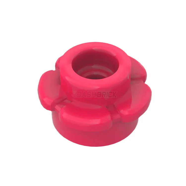 Offering educational value LEGOLEGO Plate, Round 1 x 1 with Flower Edge (5 Petals), Coral [24866] 6295242