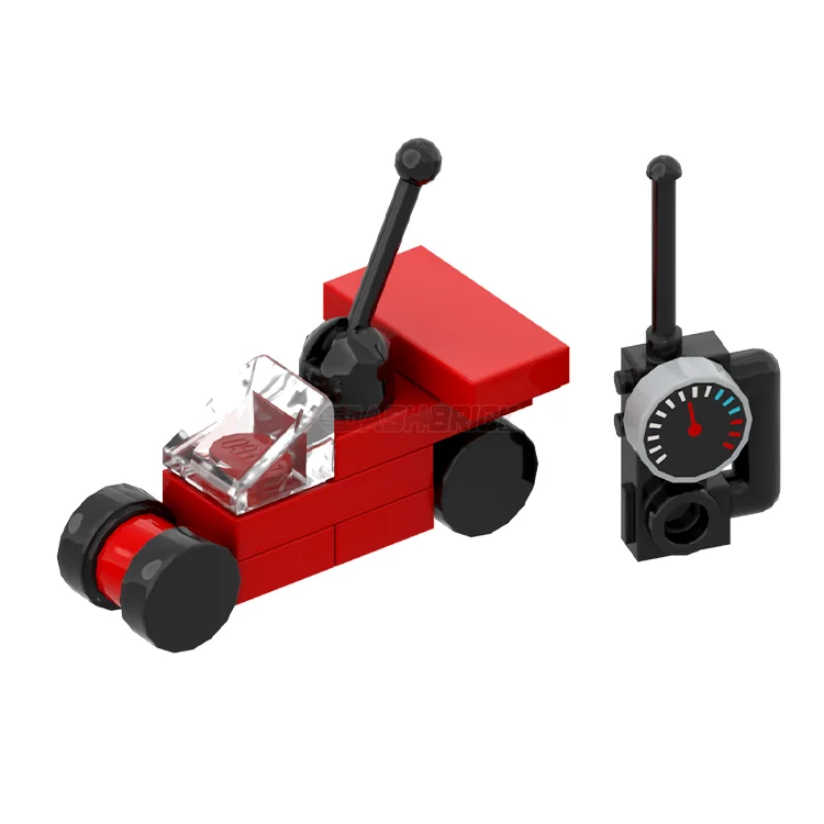 Offering interactive play LEGOLEGO "RC Car" - Toy Remote Control Car, Red [MiniMOC]