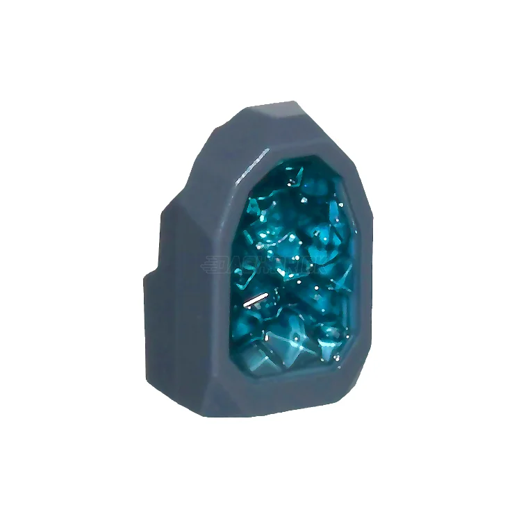 Encouraging teamwork LEGO gamesLEGO Rock 1 x 1 Geode with Glitter Trans-Light Blue Crystal [49656pb03]
