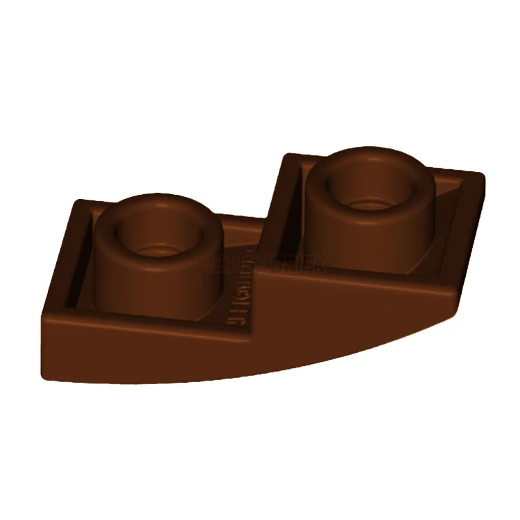 Offering interactive play LEGOLEGO Slope, Curved 2 x 1 x 2/3 Inverted, Reddish Brown [24201] 6172922