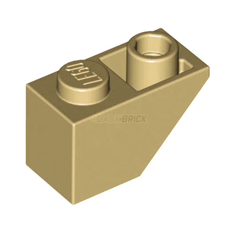 Seamlessly fitting LEGO connectionsLEGO Slope, Inverted 45 2 x 1, Tan [3665] 4159196