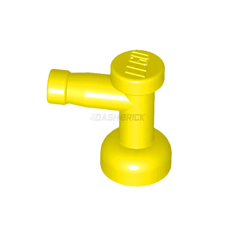Consistently high-quality LEGO productsLEGO Tap 1 x 1 without Hole in Nozzle End Handle, Yellow [4599b]