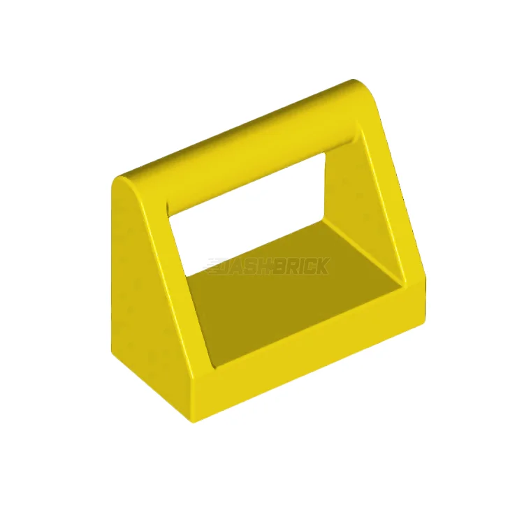 Offering a sense of pride LEGOLEGO Tile, Modified 1 x 2 with Bar Handle, Yellow [2432]