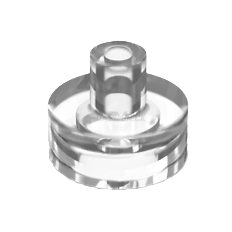 Gender-neutral LEGO toysLEGO Tile, Round 1 x 1 with Bar and Pin Holder, Trans-Clear [20482] 6507895