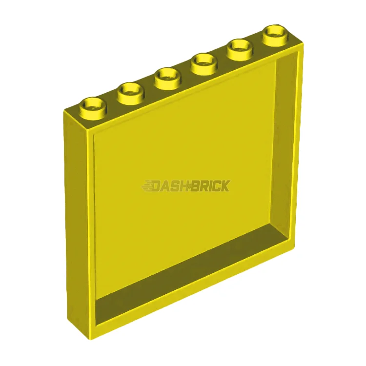 Skill-building LEGO activitiesLEGO Wall/Panel 1 x 6 x 5, Yellow [59349]