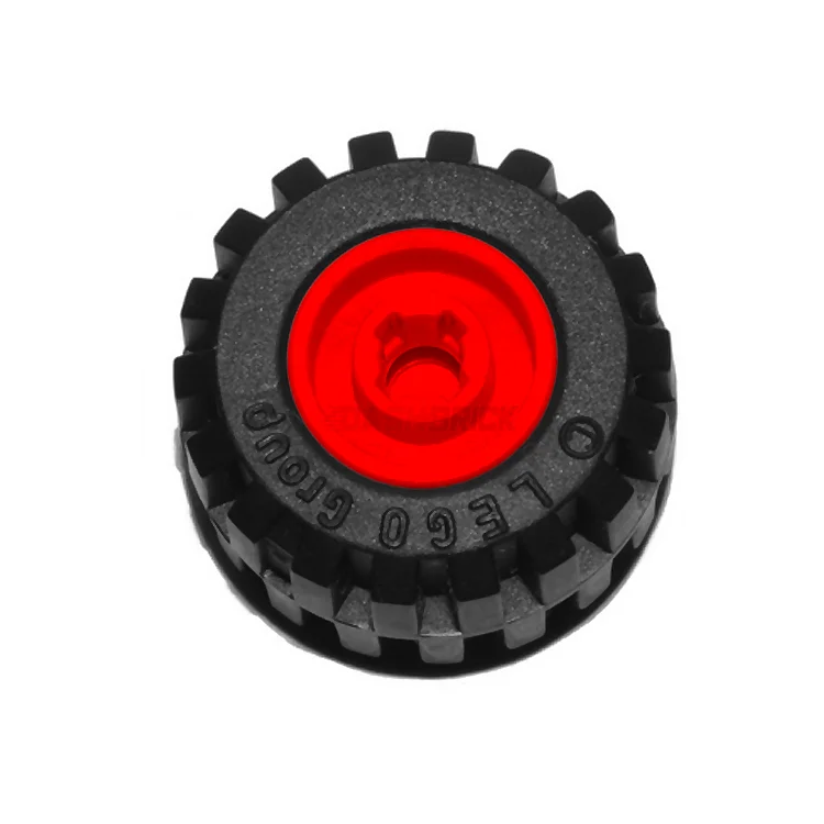 Promoting emotional regulation LEGOLEGO Wheel 11mm D. x 12mm, Black Tire, Tread, Red [6014bc05]