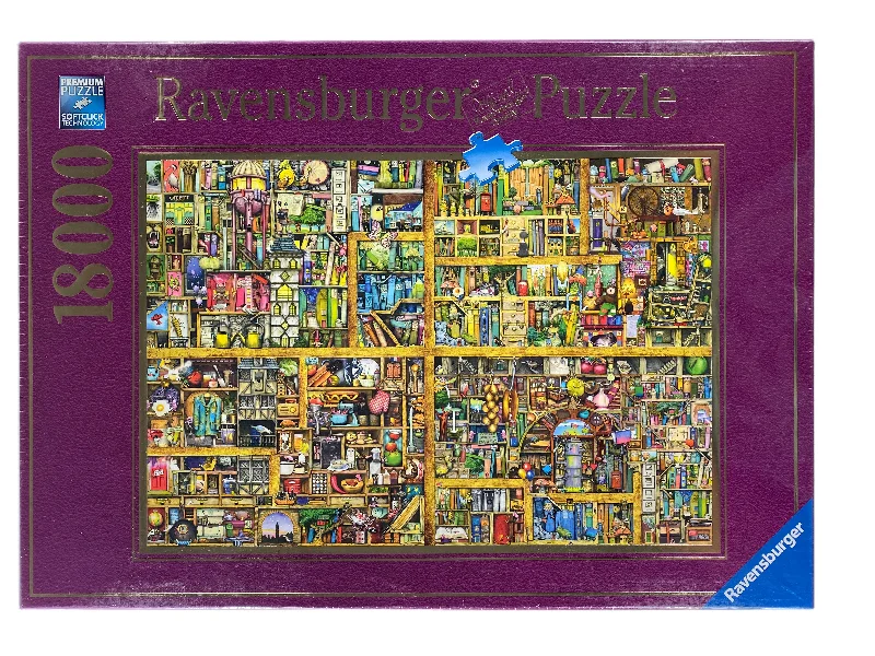 Age-appropriate puzzles Magical Bookcase 18000 Piece Puzzle