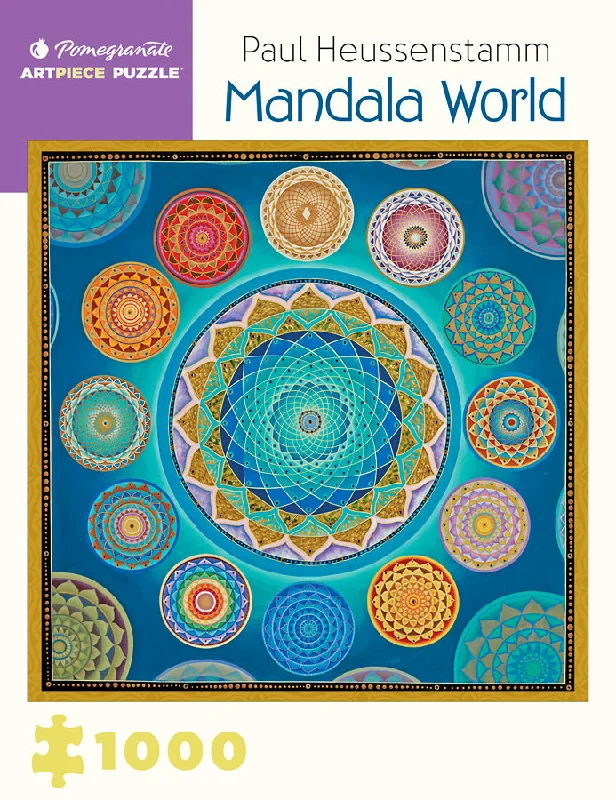 Relaxing games Mandala World - 1000 Piece Paul Heussenstamm Puzzle