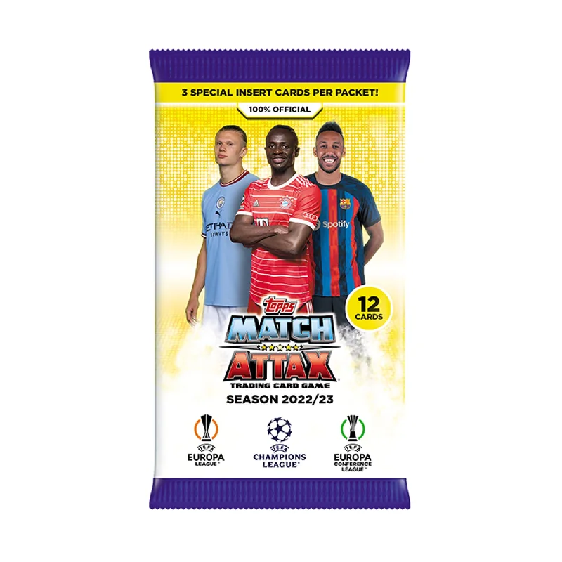 Addictive games Match Attax Uefa Champions League Season 2022/23 12 Card Booster Pack