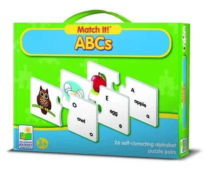Intricate puzzles MATCH IT ABC