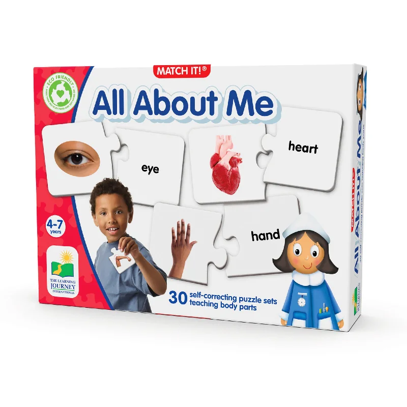 Thought-provoking puzzles Match It - All About Me