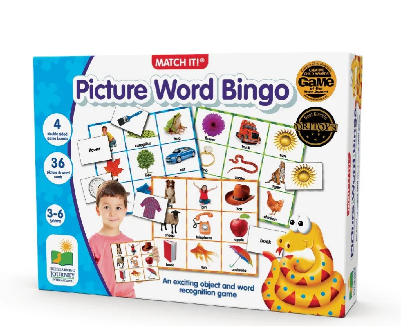 Addictive games MATCH IT BINGO\PICTURE WORD