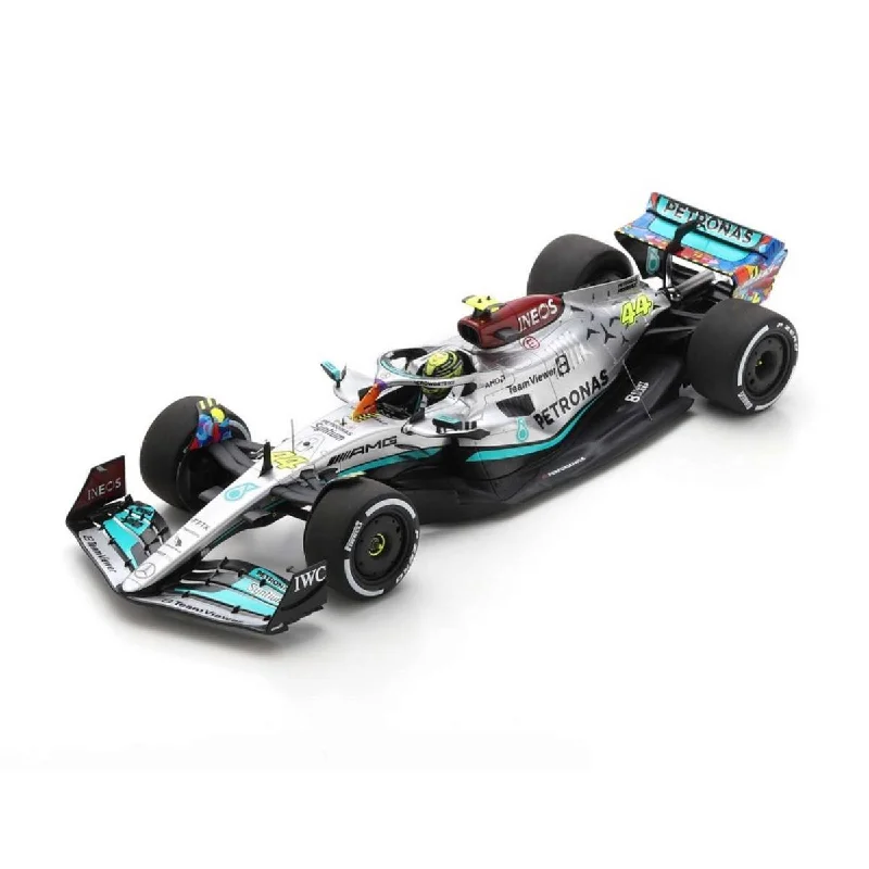 Fun toy carsMercedes-AMG Petronas F1 W13 E Performance No.44 Mercedes-AMG Petronas F1 Team - Miami GP 2022 - Lewis Hamilton.  With Acrylic Cover - 1:18 Scale Resin Model Car