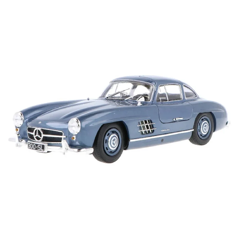 Durable toysMERCEDES-BENZ 300 SL (W198) - 1955 - LIGHT BLUE METALLIC - 1:18 Scale Diecast Model Car Durable toysMERCEDES-BENZ 300 SL (W198) - 1955 - LIGHT BLUE METALLIC - 1:18 Scale Diecast Model Car
