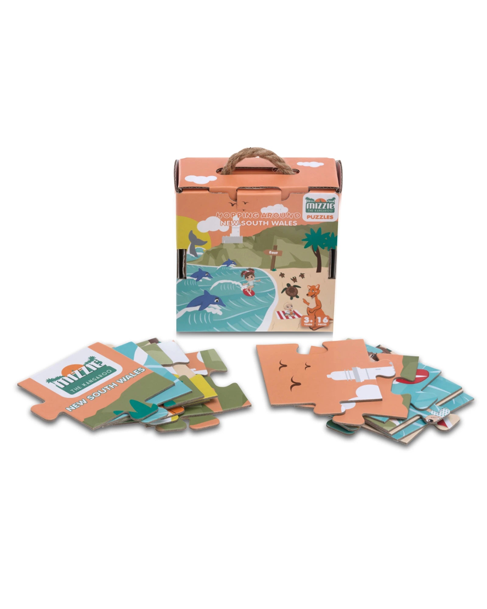 Entertaining games Mizzie Collectible Puzzles - Hopping Around New South Wales