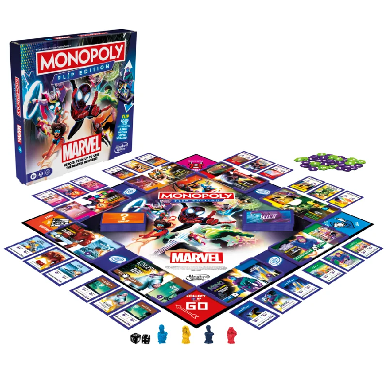 Competitive games Monopoly Flip Edition: Marvel