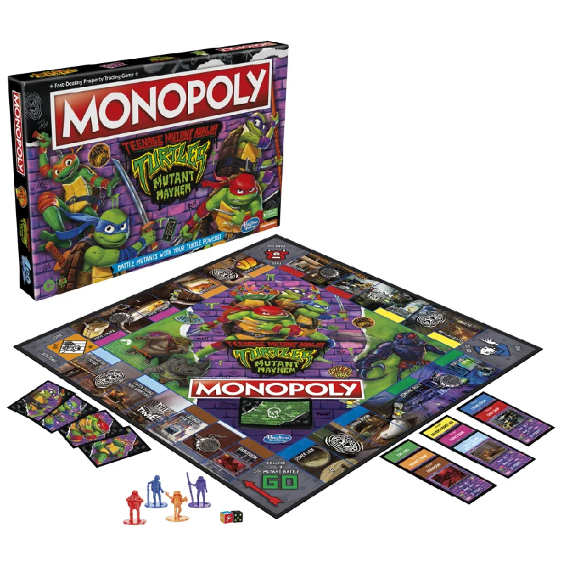 Strategic puzzles Monopoly Teenage Mutant Ninja Turtles: Mutant Mayhem Edition