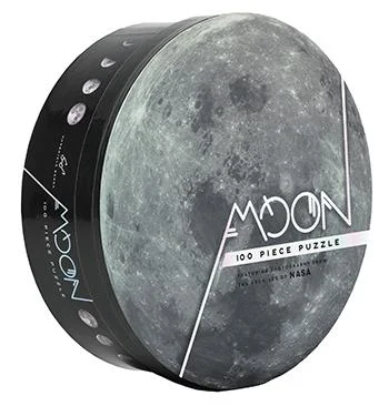 Time-consuming puzzles Moon - Round 100 Piece Puzzle