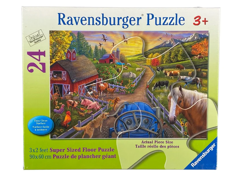 Multi-level puzzles My First Farm 24 Piece Floor Puzzle