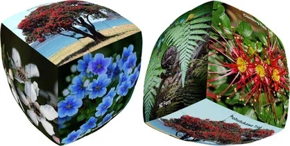 Entertaining games NEW ZEALAND FLORA  3X3  PILLOW PRINTED