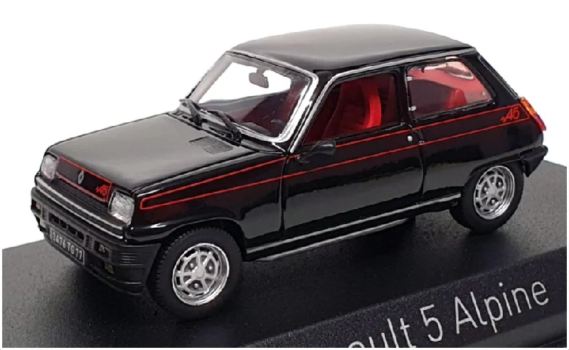 Fun toy carsNorev 1/43 Scale Diecast 510532 - 1977 Renault 5 Alpine - Black