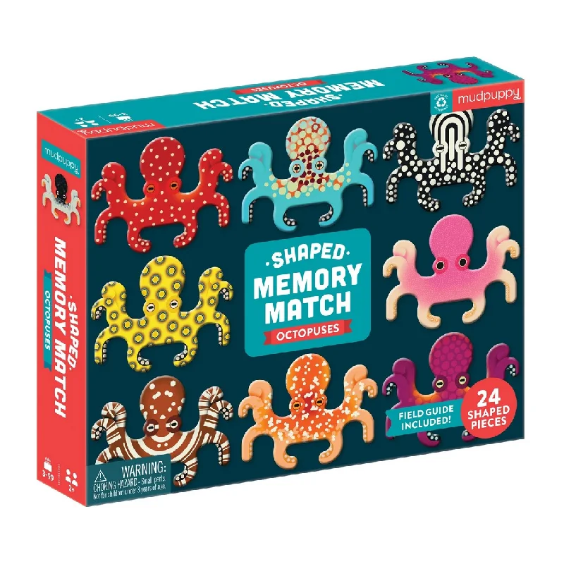 Interactive games Octopuses Shaped Memory Match
