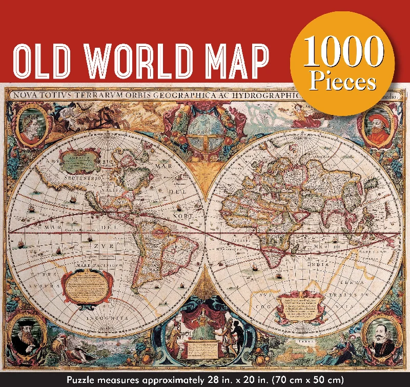 Intricate puzzles Old World Map 1000 Piece Puzzle