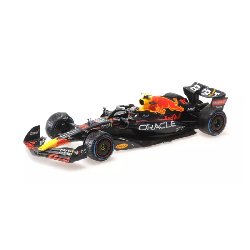 Realistic toy carsORACLE RED BULL RACING RB18 - SERGIO PEREZ - WINNER MONACO GP 2022 W/ INTERMEDIATE TYRES - 1:18 Scale Diecast Model Car