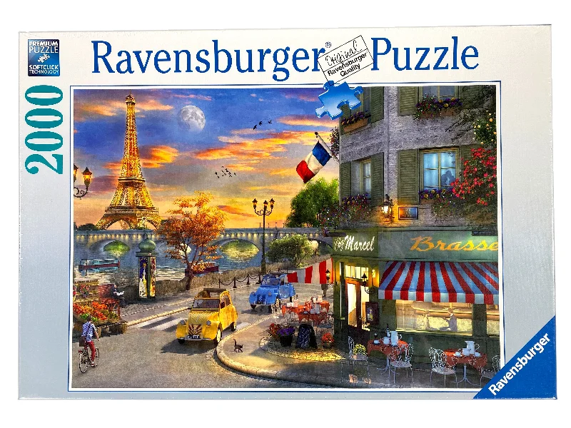 Educational games Paris Sunset 2000 Piece Puzzle