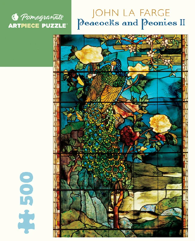 Fun gamesPeacocks And Peonies II - 500 Piece John La Farge Puzzle