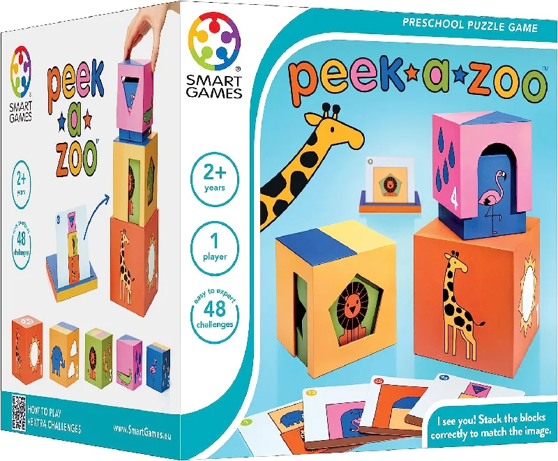 Competitive games Peek-A-Zoo Preschool Puzzle Game