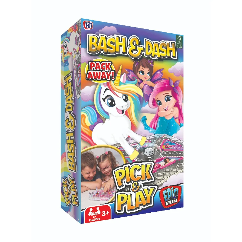 Time-consuming puzzles PICK & PLAY BASH & DASH MAGICAL GAME