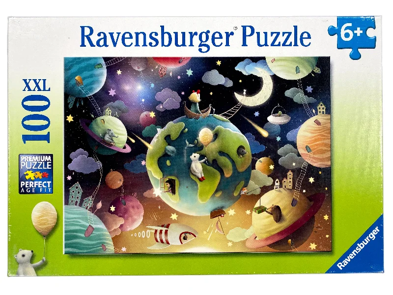 Entertaining games Planet Playground 100 Piece Puzzle