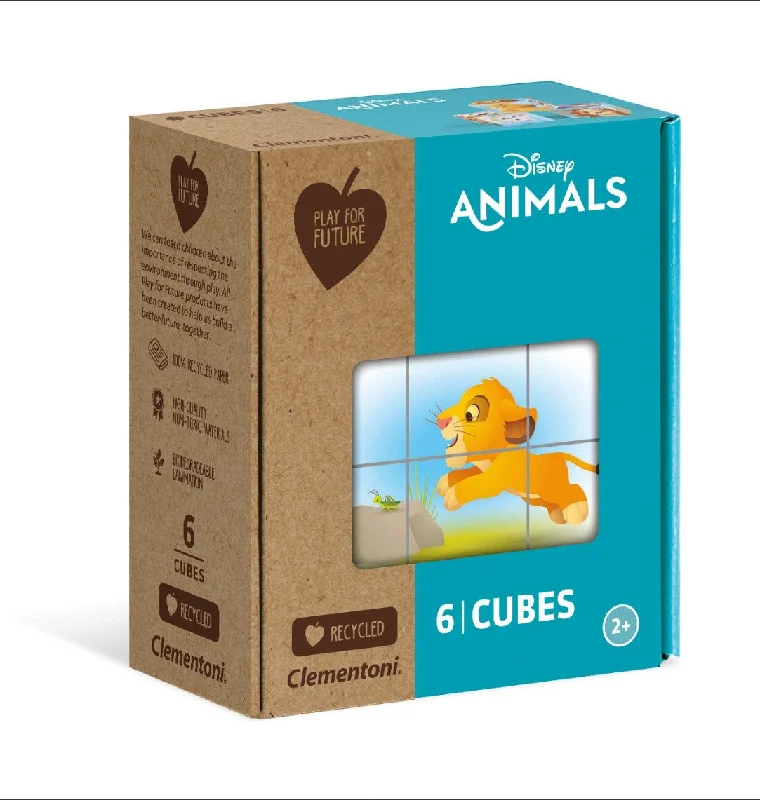 Intricate puzzles PLAY FOR FUTURE: Cube 6, Disney Animal Friends