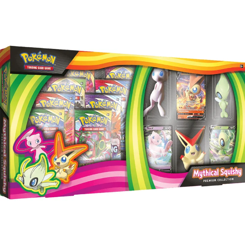 Social games Pokemon TCG Mythical Squishy Premium Collection