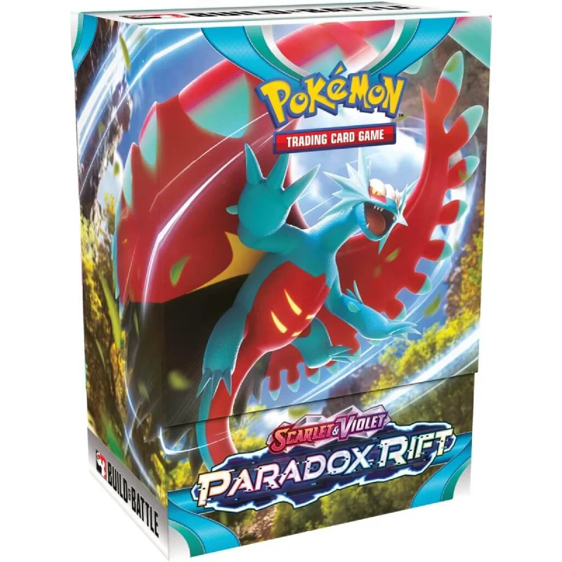 Exciting gamesPokemon TCG Scarlet & Violet 4 Paradox Rift Build & Battle Box