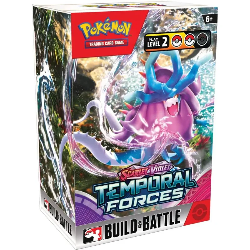 Entertaining games Pokemon TCG Scarlet & Violet 5 Temporal Forces Build & Battle Box
