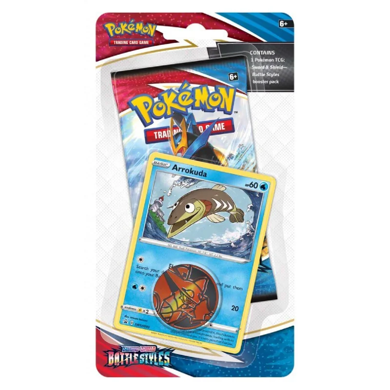 Addictive games Pokemon TCG Sword & Shield Battle Styles Checklane Blister Pack Assorted Styles