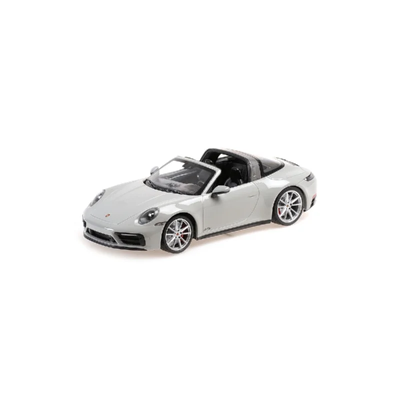 Realistic toy carsPORSCHE 911 (992) TARGA 4 GTS - 2021 - GREY - 1:18 Scale Diecast Model Car