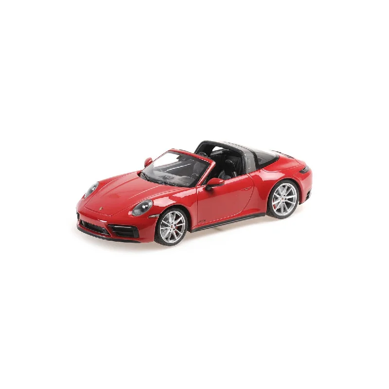 Fun toy carsPORSCHE 911 (992) TARGA 4 GTS - 2021 - RED - 1:18 Scale Diecast Model Car
