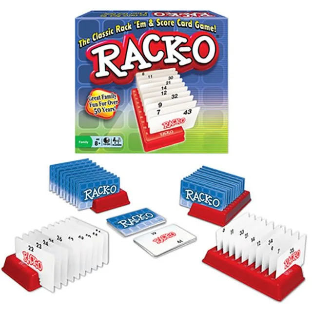 Strategic puzzles Rack-O Card Game