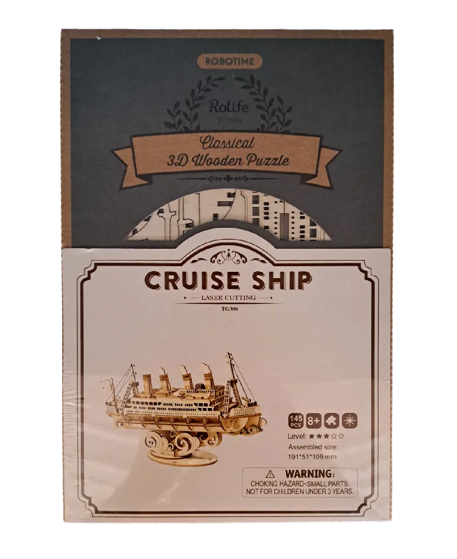 Entertaining games Rolife 3D Wooden Puzzle - Cruise Ship