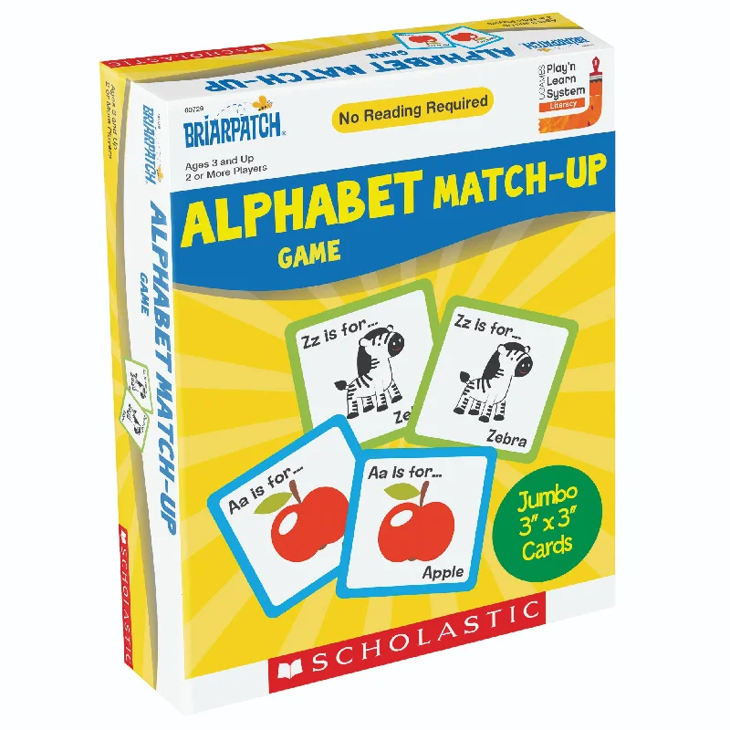 Age-appropriate puzzles Scholastic Alphabet Match Up Game