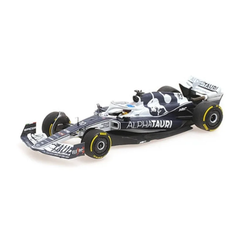 High-quality toy cars SCUDERIA ALPHATAURI AT03 - PIERRE GASLY - BAHRAIN GP 2022  - 1:43 Scale Resin Model Car